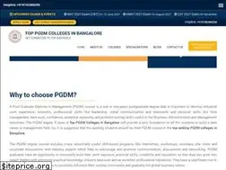 Sites similar to pgdmcollegesinbangalore.com