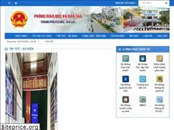Sites similar to pgdpleiku.edu.vn