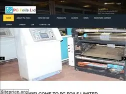 Sites similar to pgfoils.in