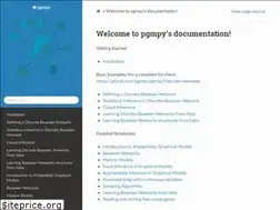 Sites similar to pgmpy.org