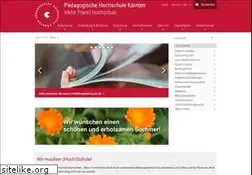 Sites similar to ph-kaernten.ac.at