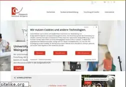 Sites similar to ph-weingarten.de