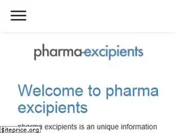 Sites similar to pharma-excipients.ch