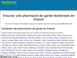 Sites similar to pharmacie-de-garde-ouverte.com