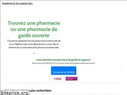 Sites similar to pharmacie-de-garde.org