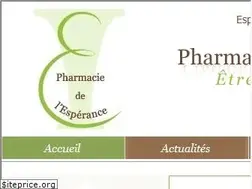 Sites similar to pharmacie-esperance.fr