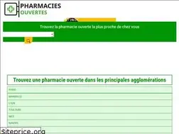 Sites similar to pharmacie-ouverte.com