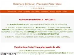 Sites similar to pharmacie-remusat-paris-16.fr