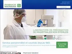 Sites similar to pharmacieboissinot.com