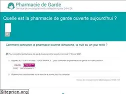 Sites similar to pharmaciedegarde.org
