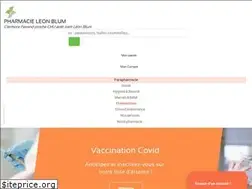 Sites similar to pharmacieleonblum.fr