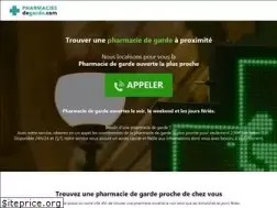 Sites similar to pharmaciesdegarde.com