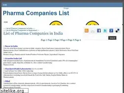Sites similar to pharmacompanieslist.blogspot.com