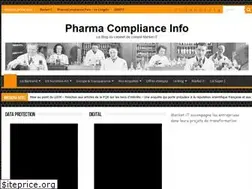Sites similar to pharmacompliance.info