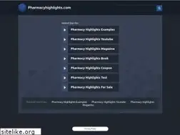 Sites similar to pharmacyhighlights.com