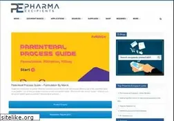 Sites similar to pharmaexcipients.com