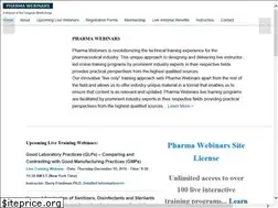 Sites similar to pharmawebinars.com