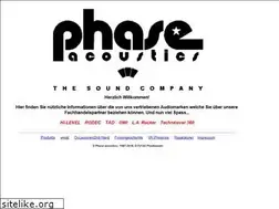Sites similar to phase-acoustics.de