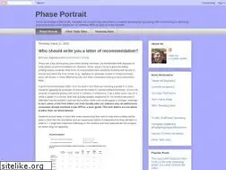 Sites similar to phaseportrait.blogspot.com