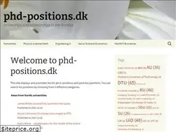 Sites similar to phd-positions.dk