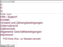 Sites similar to phd-shop.de