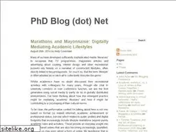 Sites similar to phdblog.net
