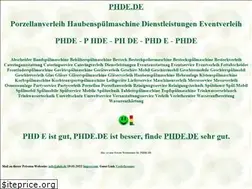 Sites similar to phde.de