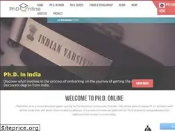 Sites similar to phdonline.in