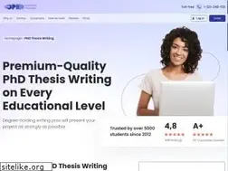 Sites similar to phdthesiswriting.biz