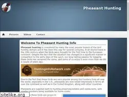 Sites similar to pheasanthuntinginfo.com