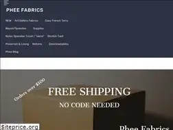 Sites similar to pheefabrics.com