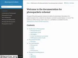 Sites similar to phenopackets-schema.readthedocs.io