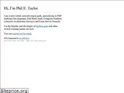 Sites similar to phil-taylor.com