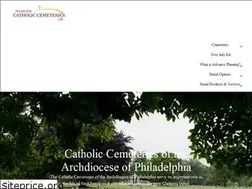 Sites similar to philadelphiacatholiccemeteries.com