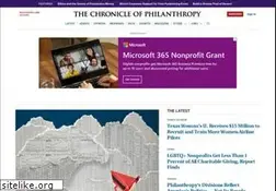 Sites similar to philanthropy.com