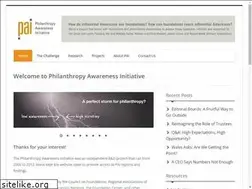 Sites similar to philanthropyawareness.org