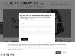 Sites similar to philanthropydaily.com