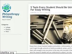 Sites similar to philanthropywriting.com