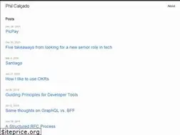 Sites similar to philcalcado.com