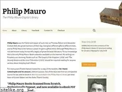Sites similar to philipmauro.net