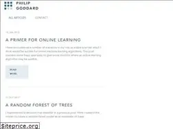 Sites similar to philipmgoddard.com