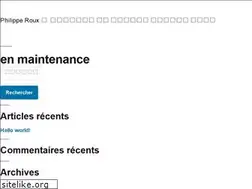 Sites similar to philipperoux.com