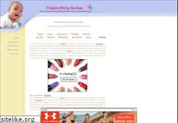 Sites similar to philippinebabynames.com