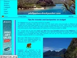 Sites similar to philippines4backpacker.com
