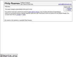 Sites similar to philipreames.com