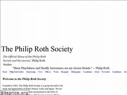 Sites similar to philiprothsociety.org