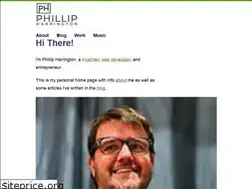 Sites similar to phillipharrington.com