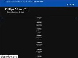 Sites similar to phillipsmotorcompany.com