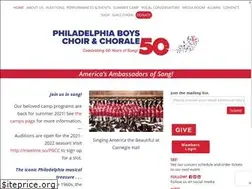 Sites similar to phillyboyschoir.org