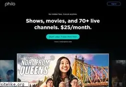 Sites similar to philo.com